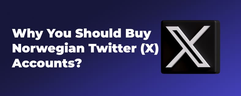 Why You Should Buy Norwegian Twitter (X) Accounts?