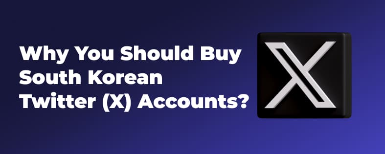 Why You Should Buy South Korean Twitter (X) Accounts?