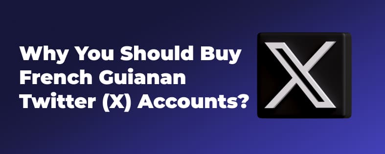 Why You Should Buy French Guianan Twitter (X) Accounts?